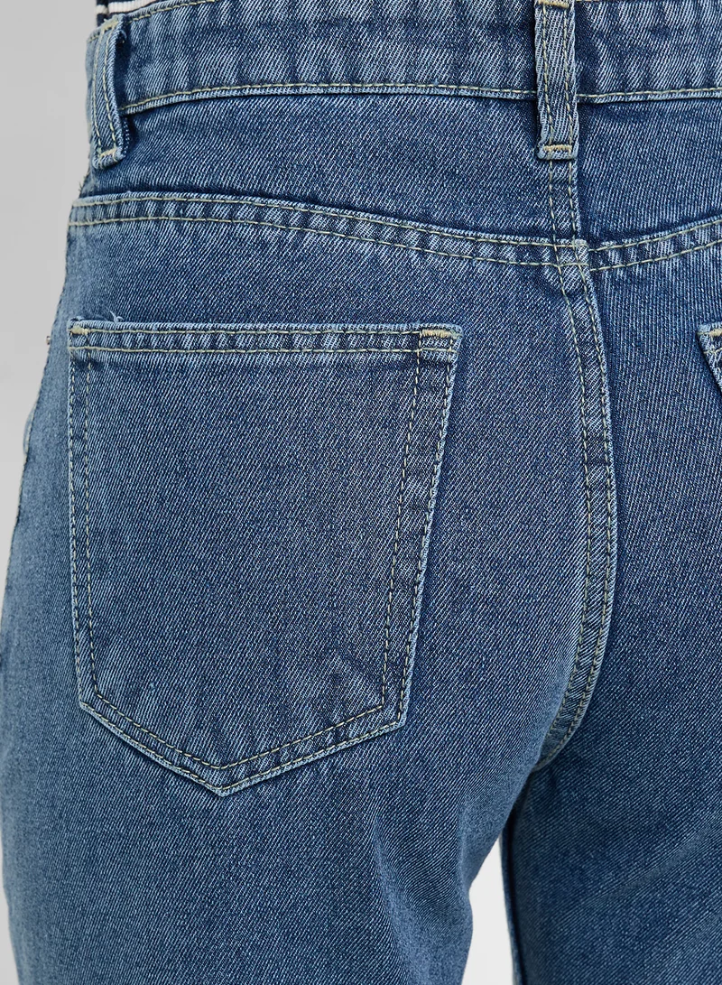 Ginger High Rise Mom Jeans