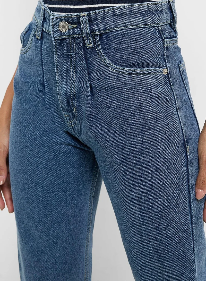 Ginger  High Rise Mom Jeans for Women | Best Price UAE