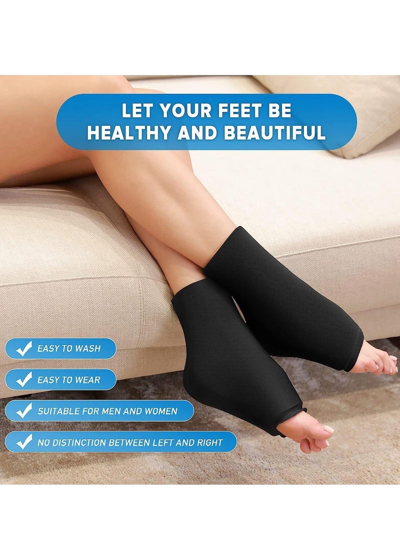 Ankle Ice Pack Wrap Flexible for Injuries Reusable Gel - Image 4