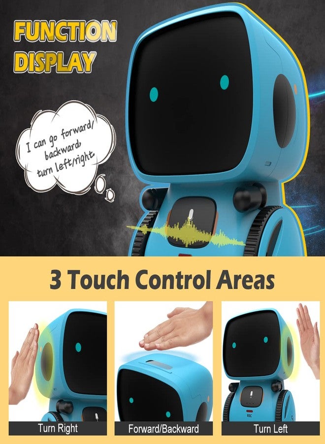 KaeKid Robots for Kids, Interactive Smart Robotic with Touch Sensor, Voice Control, Speech Recognition, Singing, Dancing, Repeating and Recording, Robot Toy for 3 4 5 6 7 8 Year Old Boys Girls - Image 4