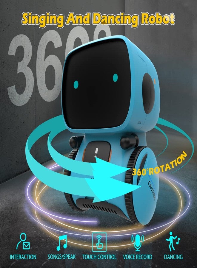 KaeKid Robots for Kids, Interactive Smart Robotic with Touch Sensor, Voice Control, Speech Recognition, Singing, Dancing, Repeating and Recording, Robot Toy for 3 4 5 6 7 8 Year Old Boys Girls - Image 3