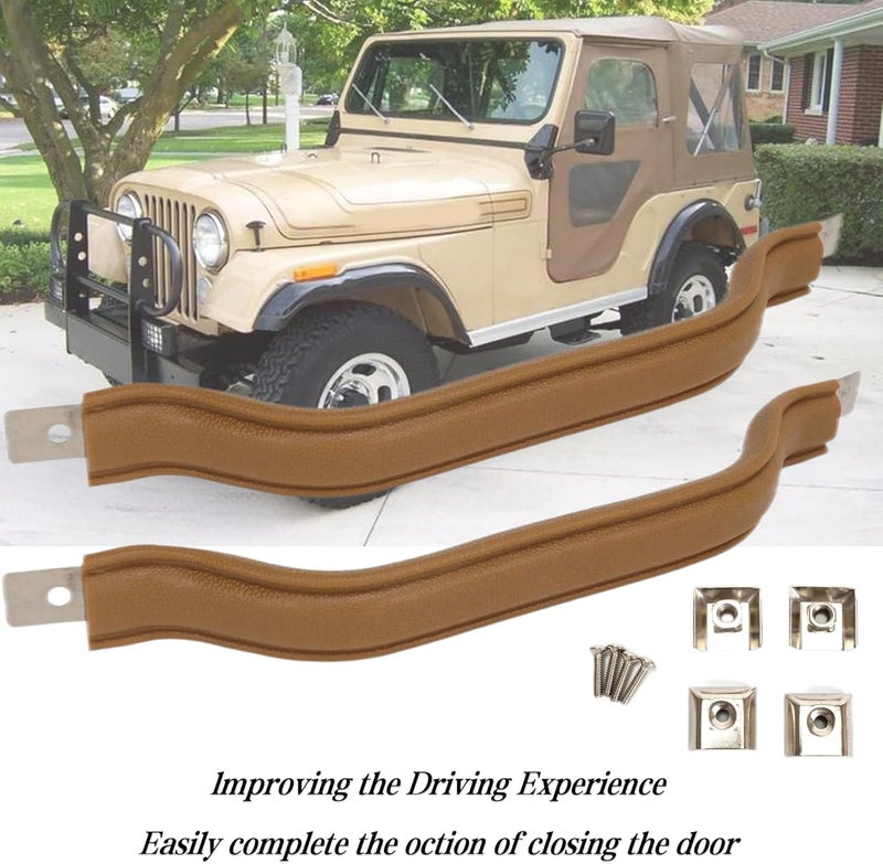 FCBJX Inner Door Handle Pull Kit for Jeep Wrangler YJ - Image 2