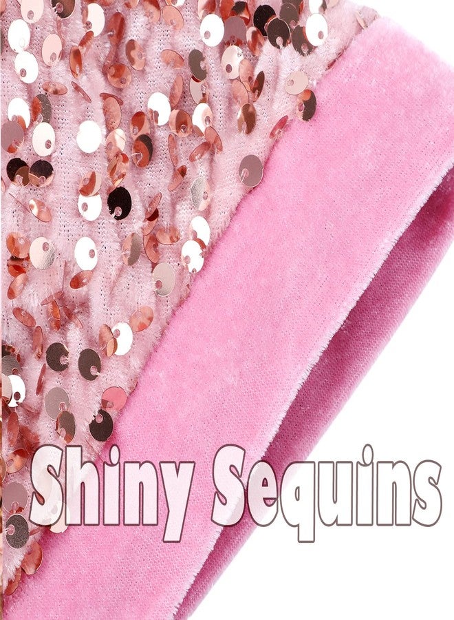 LUCKYBUNNY Sequin Beret Artist Hat Bling French Beret Hats for Women, Fascinator Hat Christmas Parties Dances Accessories (Berets Style - Black) - Image 3