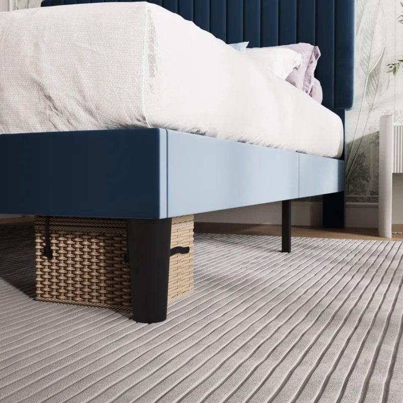 Comfynest Upholstered Platform Bed with Adjustable Headboard - Image 3