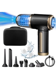 Necomi Car Vacuum Portable Cordless Vacuum Cleaner,14000Pa Suction Power,4-in-1 Handheld Vacuum Cleaner,Rechargeable Dust Collector Hand Vacuum Cleaner,For Car Interior,Home,Pet Hair,Camping  - Image 1