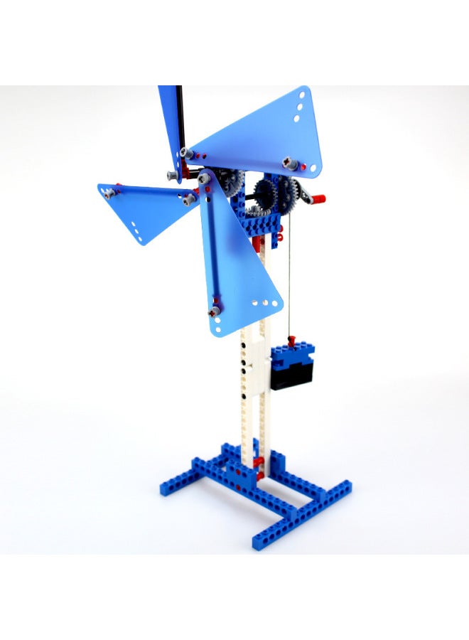 Children's Small Particle Building Blocks Compatible With Lego 9686 Mechanical Building Blocks Suit Varieble Engineering Science, Education And Technology Parts PE-Color:9686 (with Building Block Bag, With Motor, With Battery Box)  - Image 3
