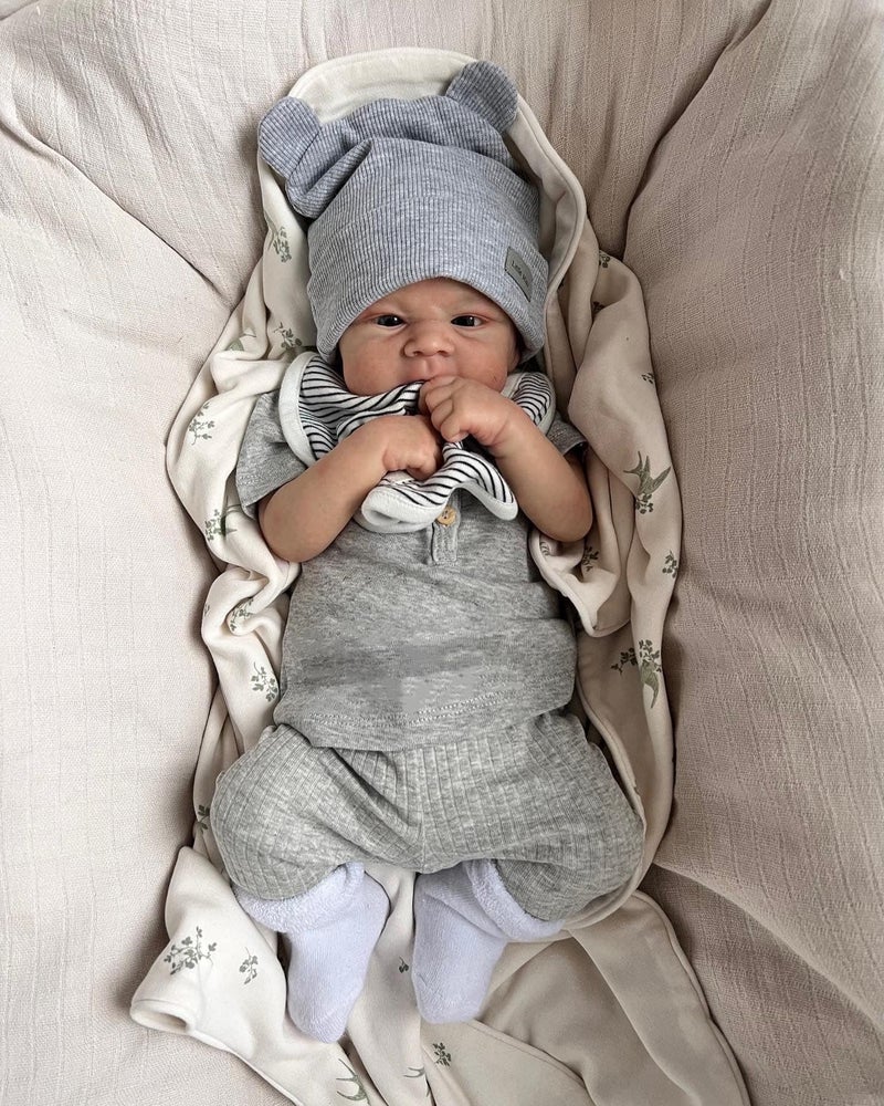 KOKOMANDY Reborn Baby Dolls 19Inch Soft Cloth Weighted Body Silicone Reborn Newborn Doll Lifelike Baby Dolls That Look Real Child Birthday Gifts Dolls Toys Accessories - Image 3