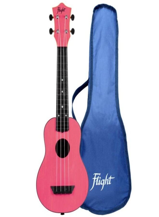 FLIGHT TUS35PK - TRAVEL SOPRANO UKULELE PINK 