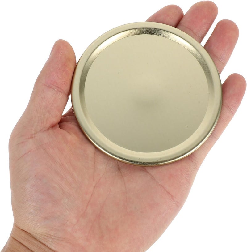 20pcs 86mm Mason Jar Lids Tinplate Split-type Metal Caps for Glass Canning Jars Airtight Seal Replacement Covers for Home Food Storage - Image 4