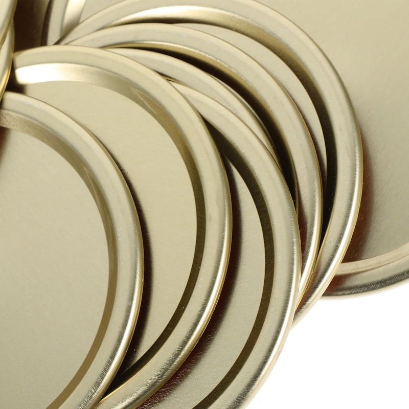 20pcs 86mm Mason Jar Lids Tinplate Split-type Metal Caps for Glass Canning Jars Airtight Seal Replacement Covers for Home Food Storage - Image 3