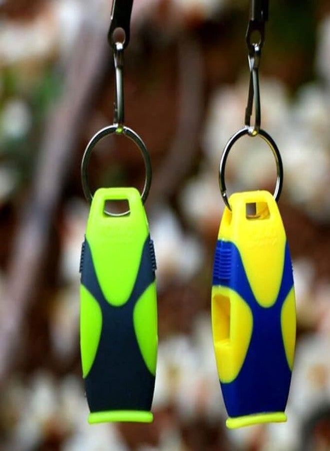 VALUEVIBES صافرة مدرب رياضي محترف - تصميم بدون حبة بازلاء مع حبل متين لكرة القدم، واستخدام المنقذين، والإشارة في حالات الطوارئ والتدريب (عبوة من قطعة واحدة) - Image 3