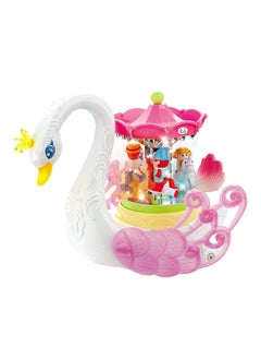 Rotating Horses Carousel Music Box