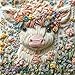 MINIWAN Crystal Highland Cow 500 Piece Puzzles for Adults Cute Cow Flower Animal Jigsaw Puzzles 500 Pieces Highland Cow Diamond Art Difficult Unique Family Challenging Puzzle 20x20 - Image 3