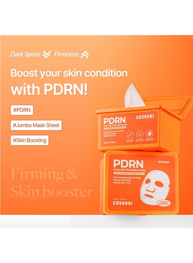 COSNORI PDRN Daily Revitalizing Mask - Skin Strengthening with PDRN, Firming & Soothing, 100% Plant-Based Sheet Mask, 30 Sheets, 11.83 fl.oz - Image 2