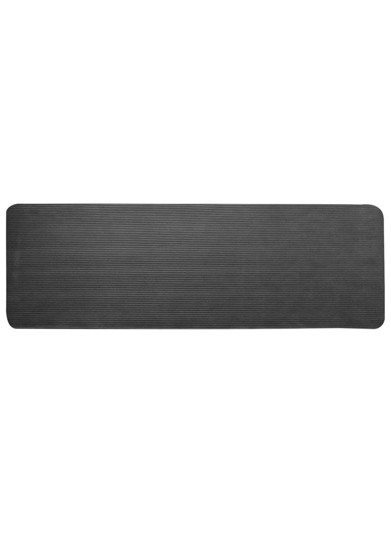 DORSA Non-Slip Yoga Mat | 10mm Thick NBR Exercise Mat for Gym & Home | 183 x 61cm, Black - Image 3