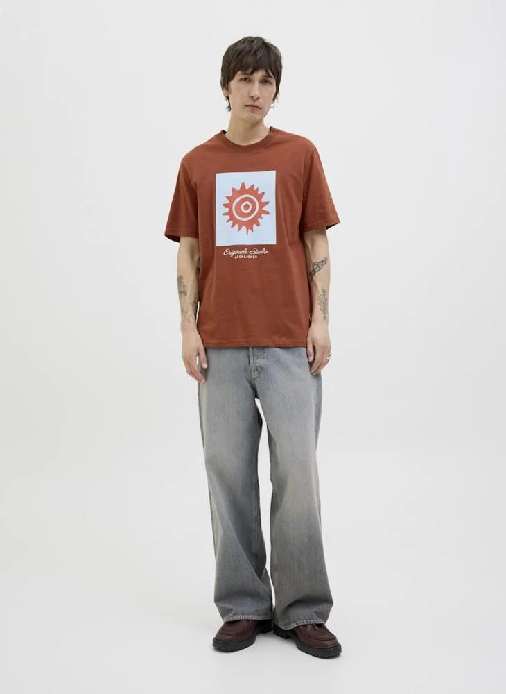 JACK & JONES Jorcanggu Front Branding T-Shirt