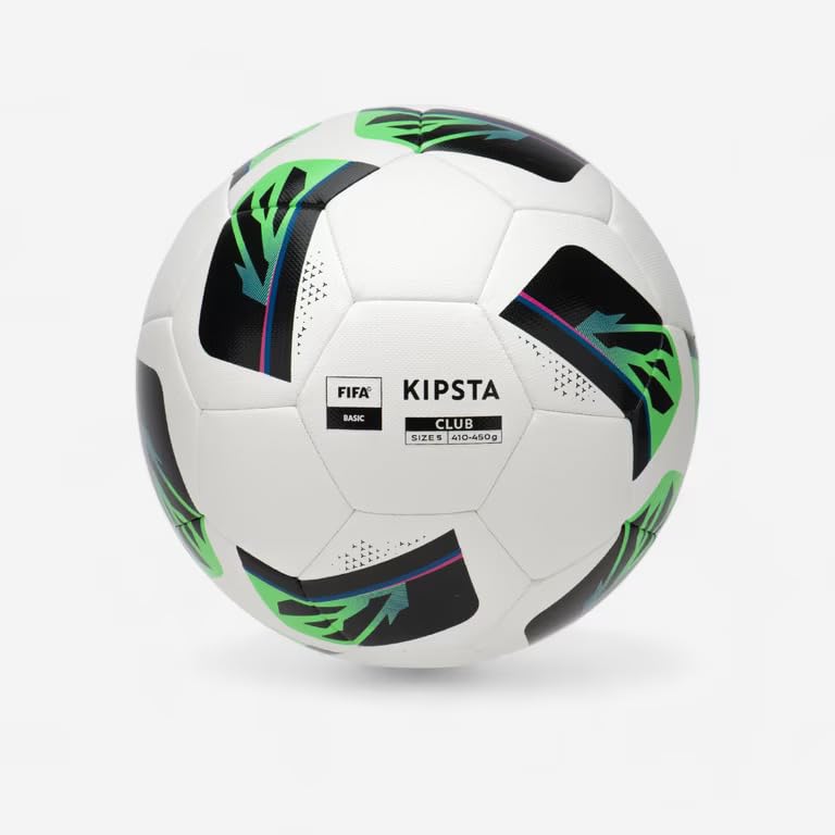 KIPSTA PU Size 5 Approved Basic Football Club Hybrid - White - Image 1