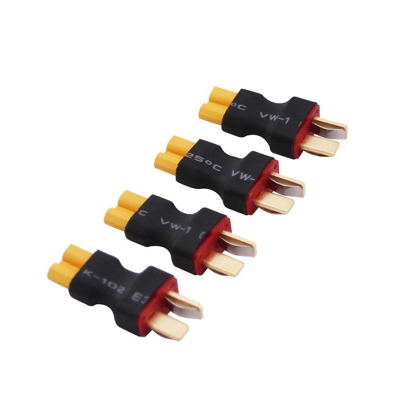 OliRC 4pcs XT30 XT30 Female to TPlug Male Connector AdapterC1484 - Image 2