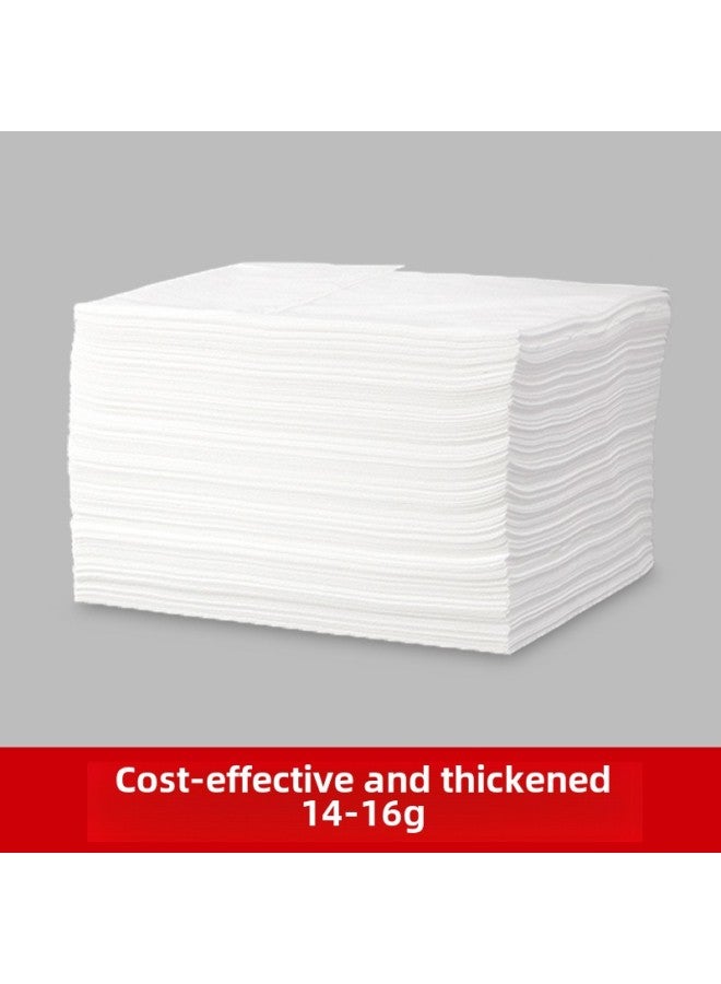Disposable Bed Sheet Special For Beauty Salon Thickened Extra-large Breathable Waterproof Oil-proof Hotel Dirty-proof Pad Single Non-woven Fabric-Color:Cost-effective 14-16G Thickening-Specifications:Hole 150*200(100 Pieces)  - Image 1