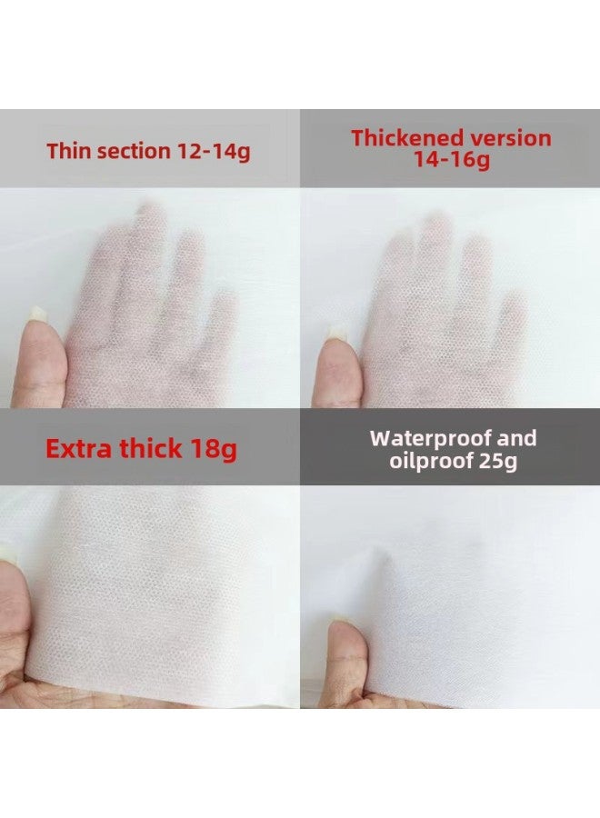 Disposable Bed Sheet Special For Beauty Salon Thickened Extra-large Breathable Waterproof Oil-proof Hotel Dirty-proof Pad Single Non-woven Fabric-Color:Cost-effective 14-16G Thickening-Specifications:Hole 150*200(100 Pieces)  - Image 3