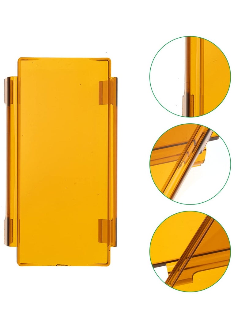 MUNTAQI 2 Pack Premium Plastic LED Car Lamp Covers for Off Road Use Transparent Design - Image 5