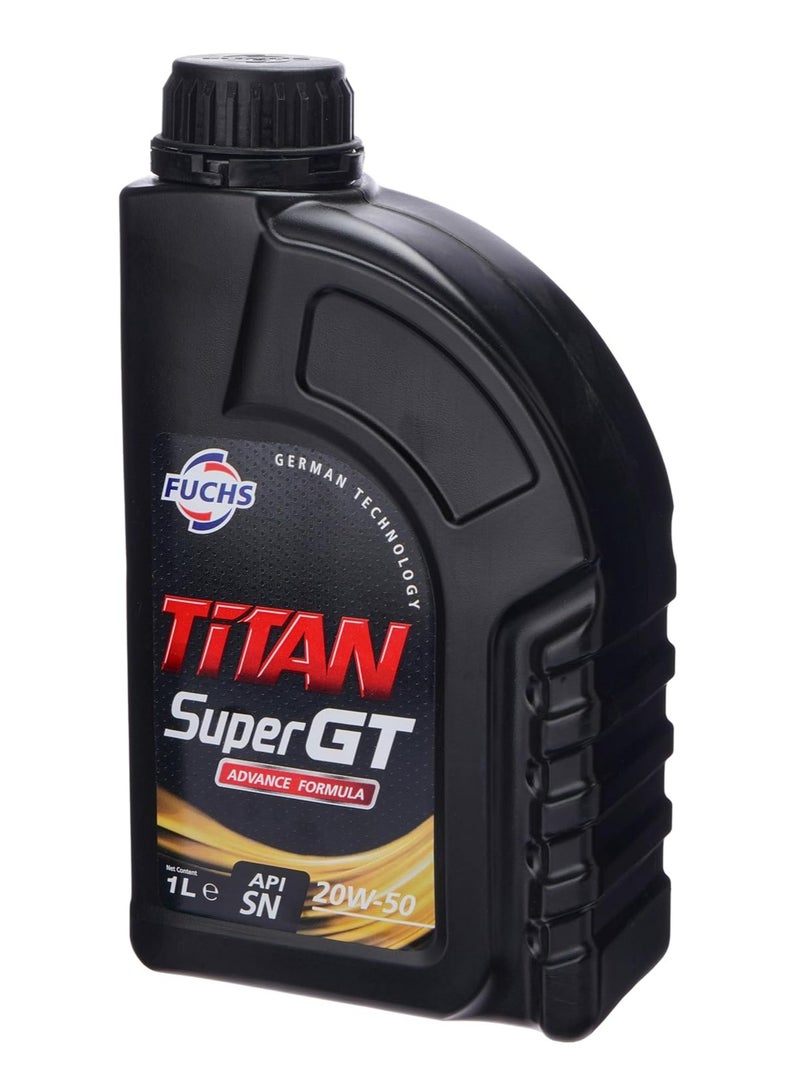 VOXX Fuchs Titan SUPER GT 20W-50 Engine Oil - Advanced Formula for High Performance and Powerful Engine Protection / Carton (12 Packs * 1 Liter) - Image 3