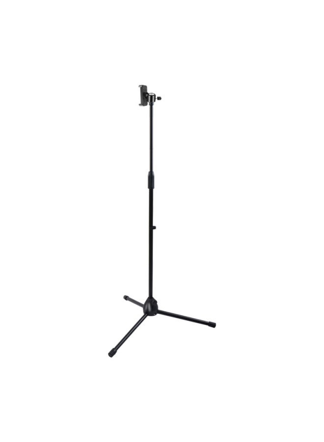 Neutral Direct Microphone Stand Mobile Phone Live Microphone Stand Stage Floor Vertical Crossbar Tripod - Image 1