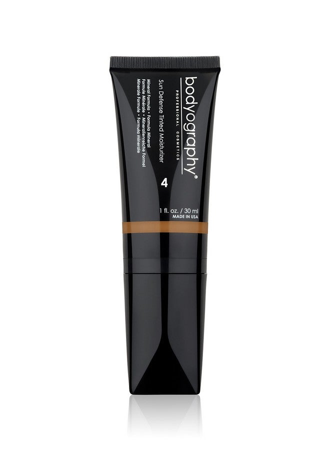 Bodyography Sun Defense Tinted Moisturizer Infused With Vitamins A C E Echinacea & Green Tea Extract Medium Coverage With A Natural Dewy Finish Vegan Crueltyfree Glutenfree (4 Deep) - Image 1