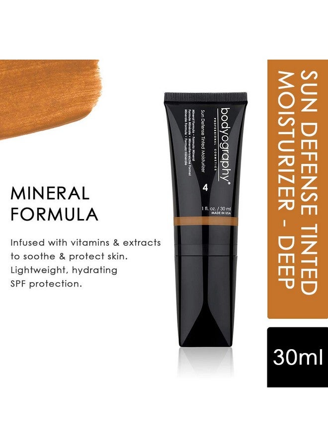 Bodyography Sun Defense Tinted Moisturizer Infused With Vitamins A C E Echinacea & Green Tea Extract Medium Coverage With A Natural Dewy Finish Vegan Crueltyfree Glutenfree (4 Deep) - Image 4