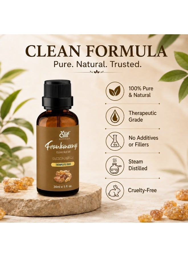 ALIF NATURALS Frankincense Essential Oil - 30 ml | 100% Pure and Natural | Premium Grade Essential Oils for Aromatherapy, Diffusers, Skin, Massage and Humidifiers - Image 2