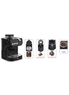 Capsule Coffee Maker With Coffee Grinder - 1560 Watts - 19 Bar - 2 Liters - XPKCG-750 - pzsku/ZCC0179D10EECF5C1D342Z/45/_/1722255713/5cd0a418-0970-49f3-b1ba-ae50304768da