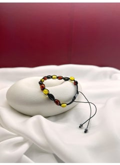 Kehribar Point Filtered Color Macrame Amber Bracelet  - Image 2