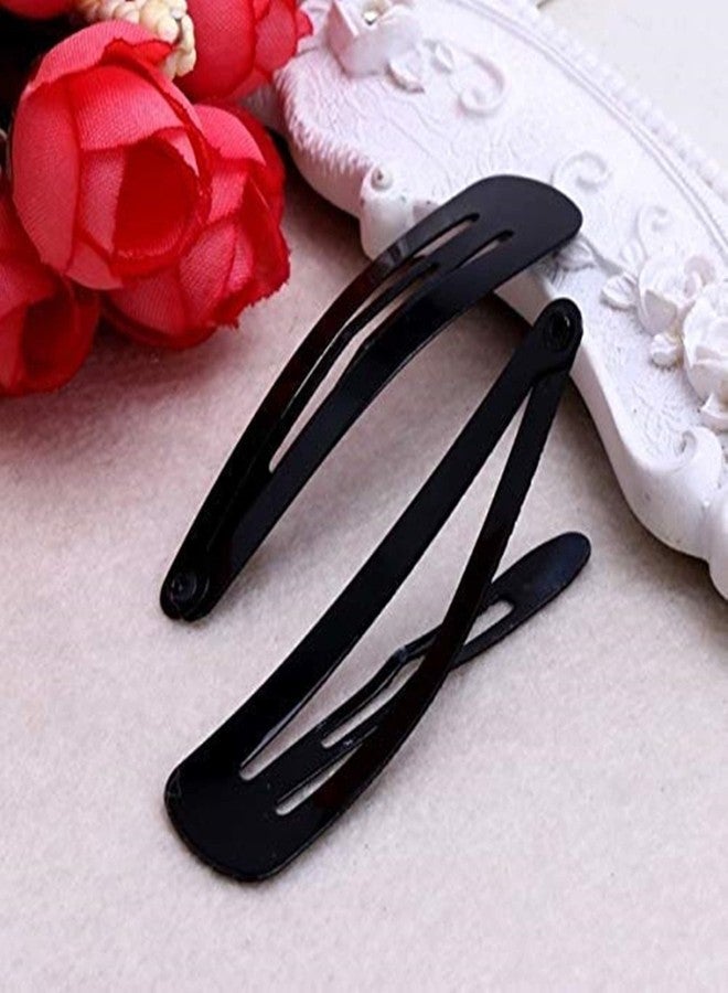 DIAN Shine & Matte Black Metal Pack of 24 Tic-Tac Pins, Korean style Tik Tak Hair Pins, Triangular Hair Clip, Snap Pin, Hair Accessories for Women, Teens and Girl - Image 4