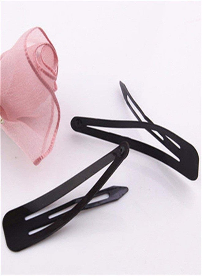 DIAN Shine & Matte Black Metal Pack of 24 Tic-Tac Pins, Korean style Tik Tak Hair Pins, Triangular Hair Clip, Snap Pin, Hair Accessories for Women, Teens and Girl - Image 2