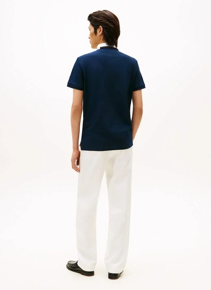TOMMY HILFIGER Pique Grafic Collar Polo