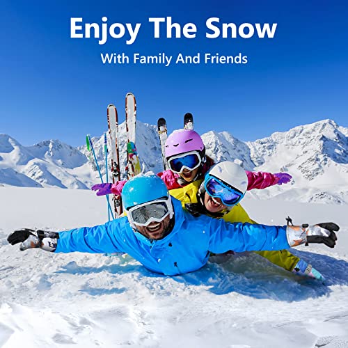 Odtmger Ski Gloves, Warmest Waterproof and Breathable Snow Gloves for Cold Weather, Fits Both Men & Women,for Parent Child Kids Outdoor - Image 4