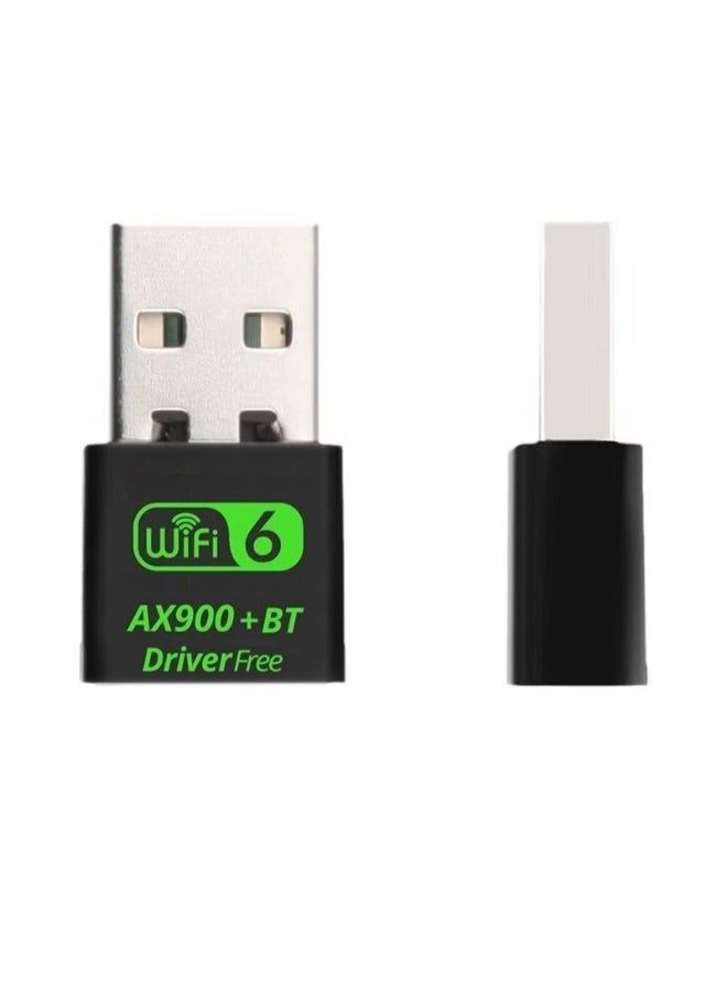 FLOWING USB WiFi6+BT5.4 Bluetooth Adapter, 601Mbps Dual Band 2.4/5Ghz Wireless Network External Receiver, Mini WiFi Dongle for PC/Laptop/Desktop - Image 3