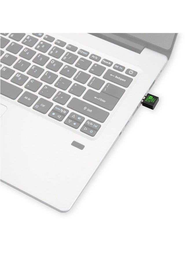 FLOWING USB WiFi6+BT5.4 Bluetooth Adapter, 601Mbps Dual Band 2.4/5Ghz Wireless Network External Receiver, Mini WiFi Dongle for PC/Laptop/Desktop - Image 4