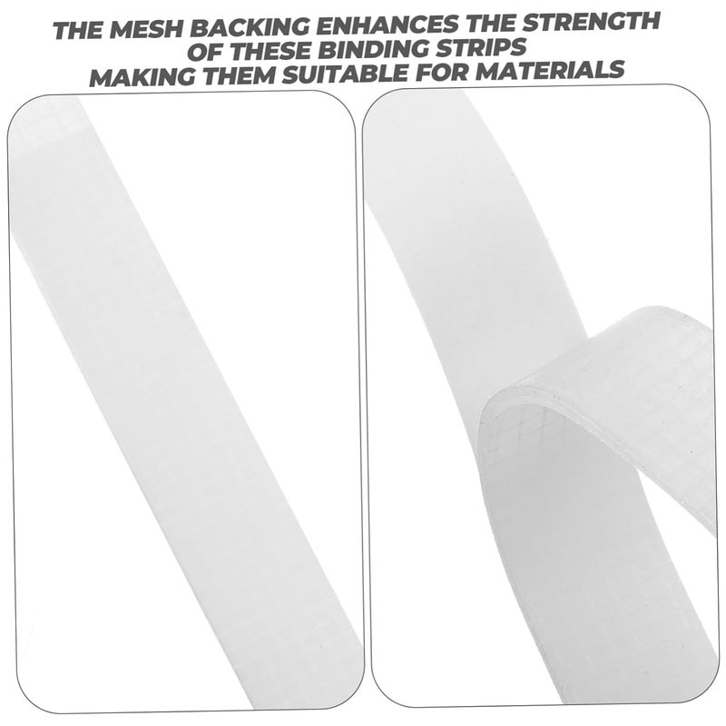 Gatuida 30Pcs Glue Binding Strips with Mesh Backing for Scrapbooking Document Binding and Book Repair Wide Practical Adhesive Tapes for Crafts and Everyday Use - Image 5