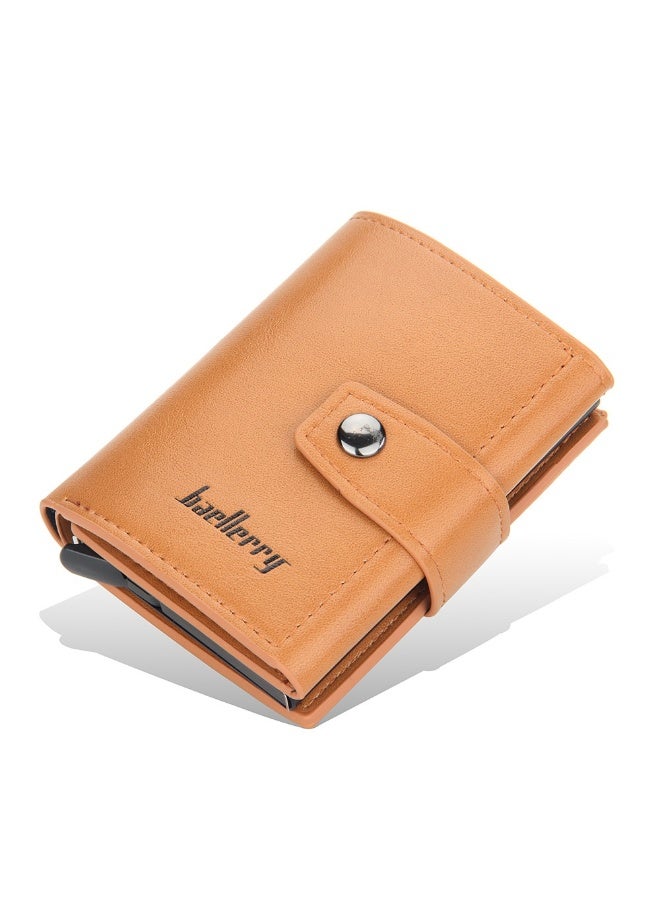 baellerry Men's Card Bag Anti-degaussing Aluminum Box Advanced Sense Multi-function Card Clip Multi-card Card Sleeve - Image 1