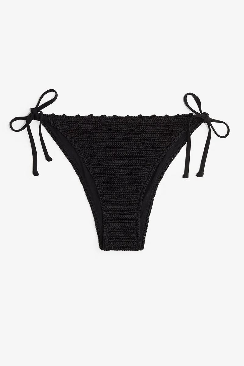 H&M Crochet-look Tie tanga bikini bottoms