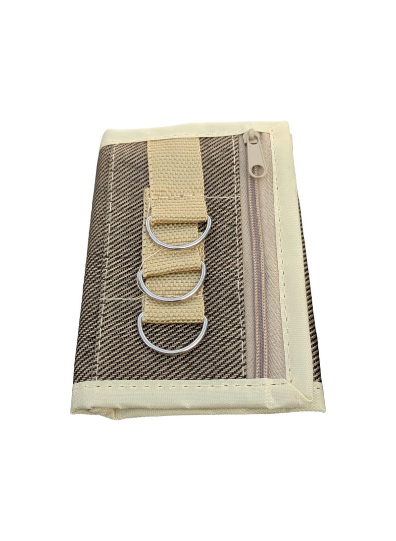 محفظة من الجينز كلاسكية بلمسة شبابية | مثالية للاستخدام اليومي والسفر | متعددة الجيوب وخفيفة الوزن - Image 1