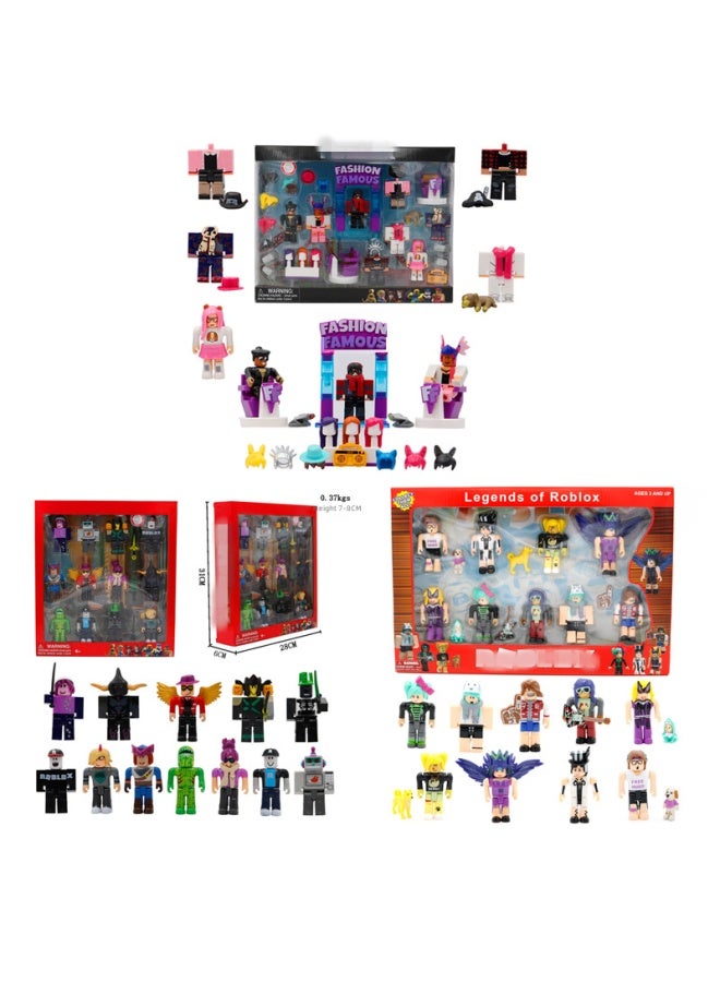 سلسلة Roblox Virtual World Series 26 لبنات البناء وملحقات ألعاب الرسوم المتحركة ونماذج الألعاب المحمولة - اللون: Virtual World 6: حقيبة ملونة (0.1 كجم) - Image 5