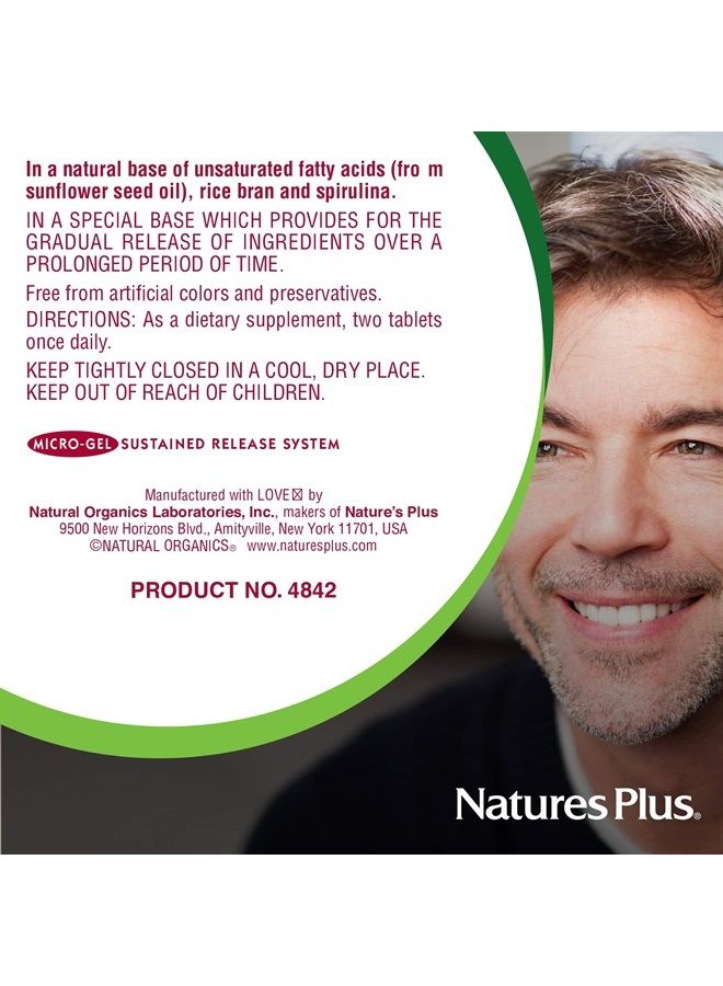 Nature's Plus NaturesPlus Ultra Hair, Sustained Release - Natural Hair Growth Supplement for Men & Women - 90 Vegetarian Tablets (45 Servings) - Image 5