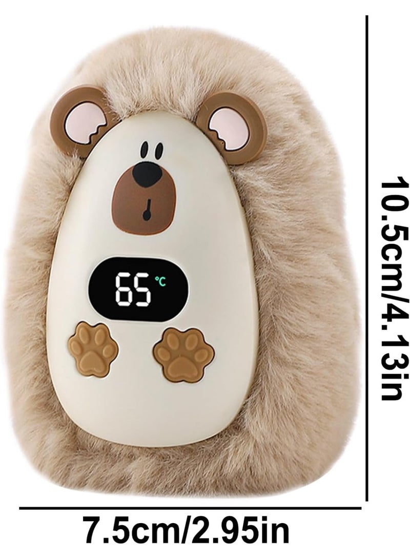مدفأة اليدين – مكونات إلكترونية ABS 10.5x7.5 سم | مدفأة يدوية كهربائية محمولة قابلة لإعادة الاستخدام | مدفأة اليدين بتصميم حيوانات مع جهاز تدفئة بدرجة حرارة قابلة للتعديل للأطفال والكبار والأصدقاء - Image 4