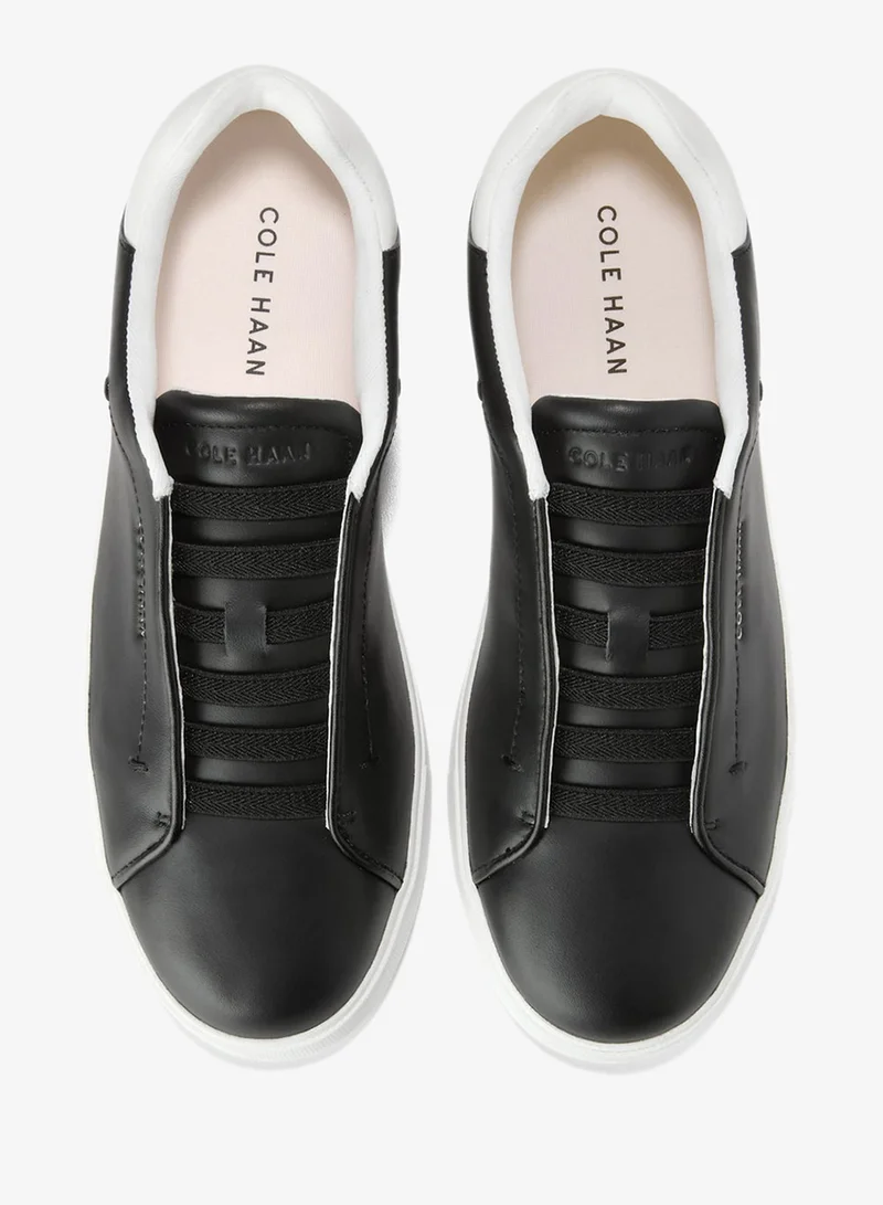 Cole Haan BLACK/BLACK LTR Women's GrandPrÃ¸ Luxe Slip-On Sneakers for Women | Best Price UAE