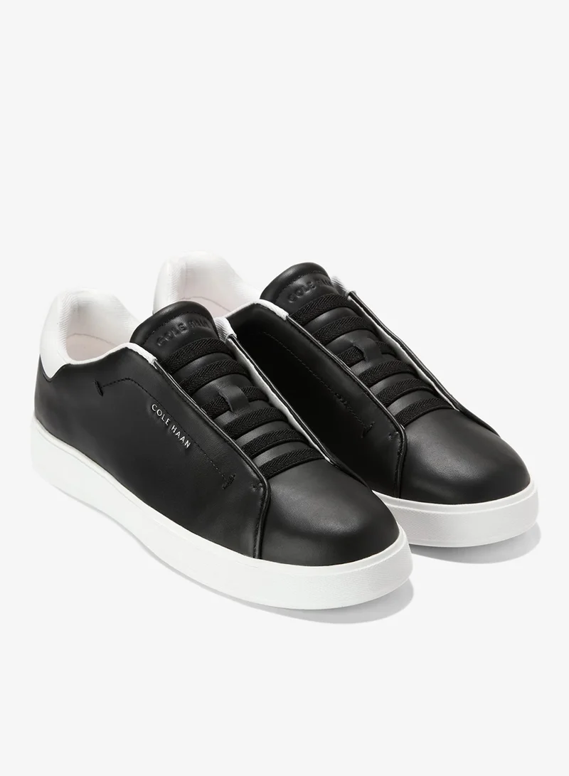 Cole Haan BLACK/BLACK LTR Women's GrandPrÃ¸ Luxe Slip-On Sneakers for Women | Best Price UAE