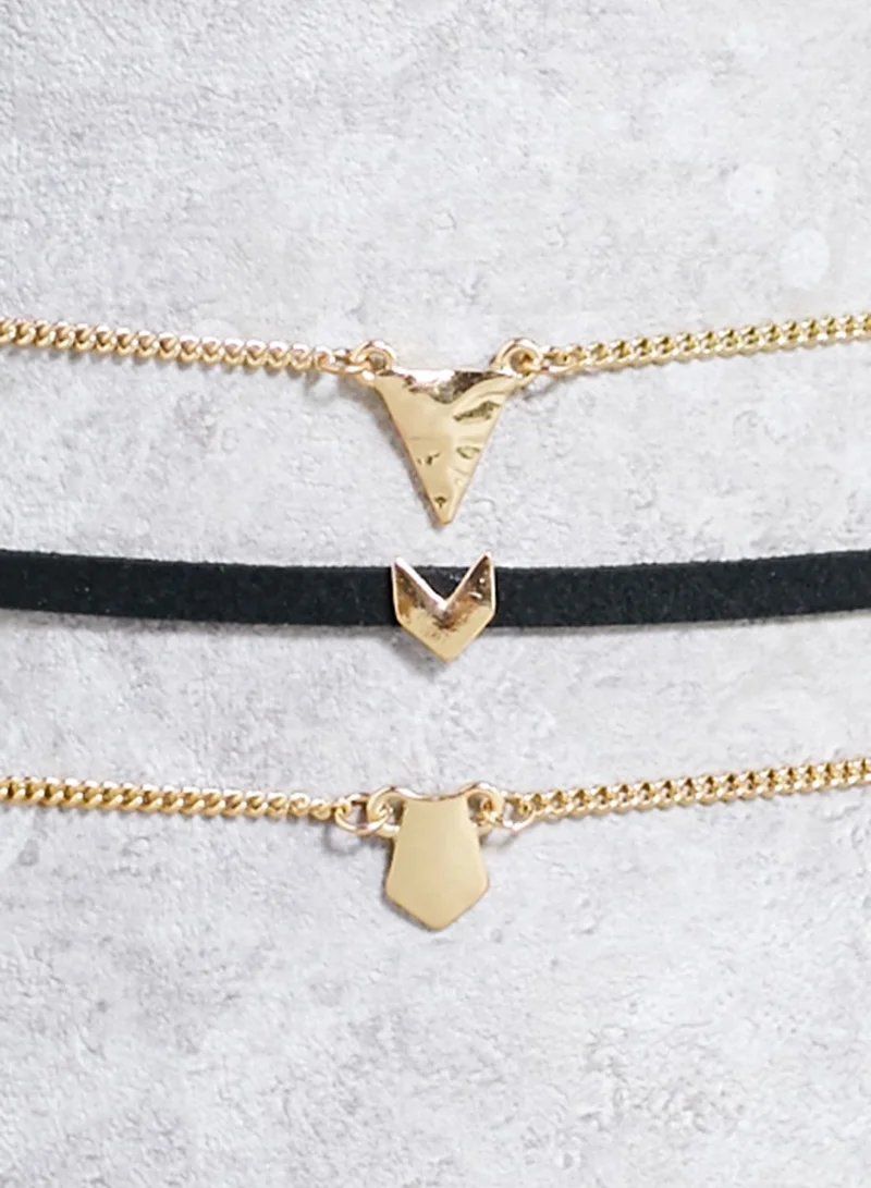 Missguided 3 Pack Casual Chokers