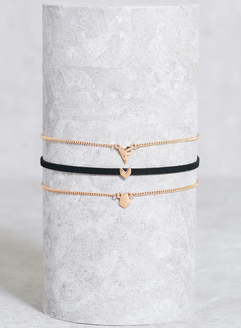Missguided 3 Pack Casual Chokers