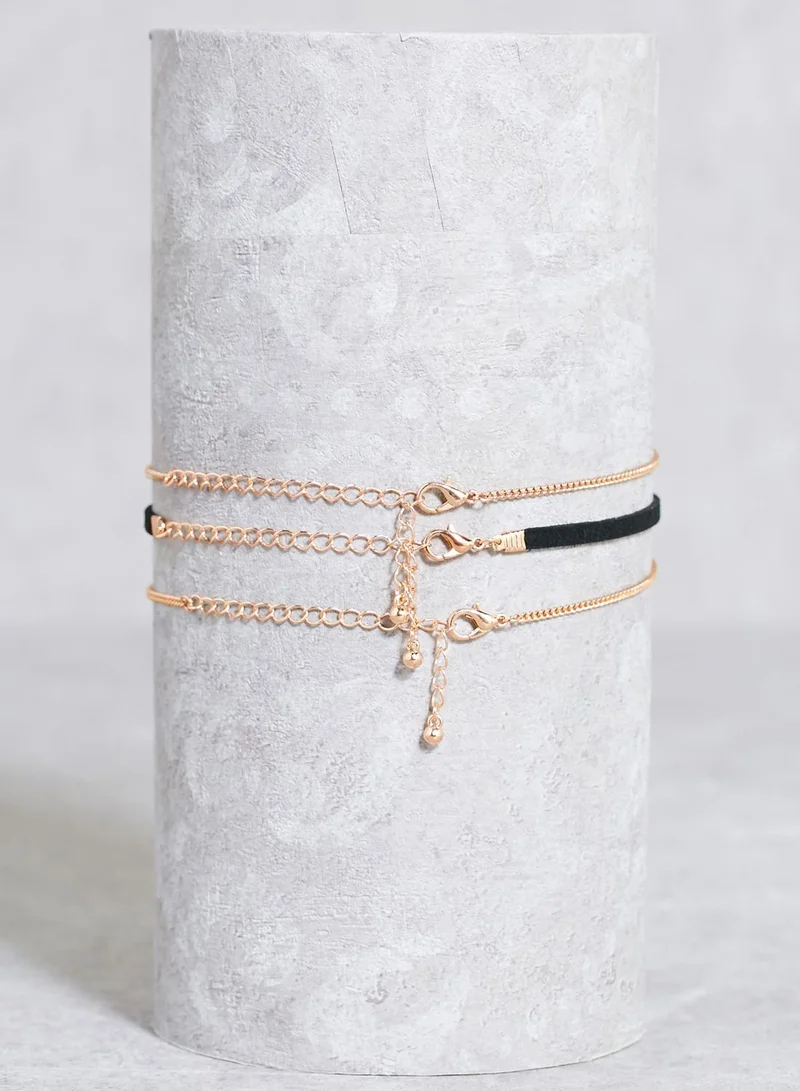 Missguided 3 Pack Casual Chokers